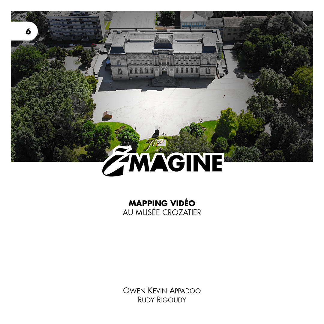 Imagine N°6 : Mapping vidéo au Musée Crozatier